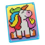 Quercetti Pixel Art Bastelset Basic Einhorn 877 Teile