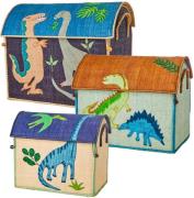 Rice Aufbewahrungskorb Dinosaurier 3-in-1, Multi