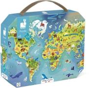 Janod Puzzle Weltkarte 100 Teile