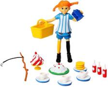 Pippi Langstrumpf Figur mit Accessoires
