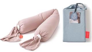 bbhugme Umstands- und Stillkissen inkl. Bezug, Dusty Pink/Eucalyptus