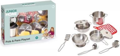 Junior Home Spielset Töpfe &  Pfannen 10 Teile
