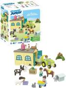 Playmobil 71691 1.2.3: Bio-Marktstand &  Gabelstapler Bausatz