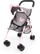 Bayer Design Puppenwagen, Grau/Rosa