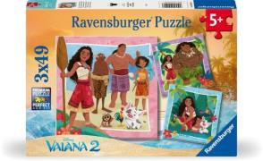 Ravensburger Disney Vaiana 2 Puzzles 3x49 Teile