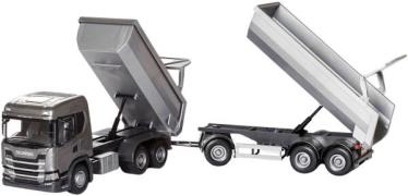 Emek Scania Lastwagen Hook-Lift, Grau