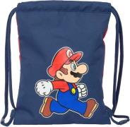Nintendo Super Mario Turnbeutel Trick, Dunkelblau/Rot