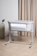 Beemoo CARE 2-in-1 Beistellbett &  Laufgitter, Light Grey