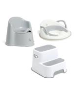 Beemoo CARE Assist Töpfchen, Toilettensitz &  Tritthocker, White/Grey