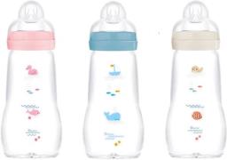 MAM Feel Good Babyflasche Glas 260 ml, Mix