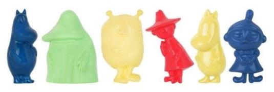 Mumin Sandförmchen 6er-Pack