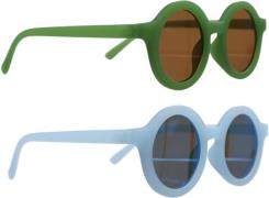 CarloBaby Sonnenbrille Stråla 2er-Pack 3-6 Jahre, Grün/Blau