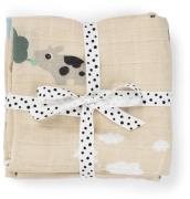 Done By Deer Tiny Farm Musselintuch 2er-Pack, Sand