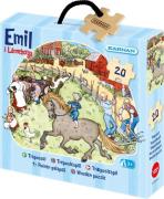 Kärnan Michel aus Lönneberga Holzpuzzle 20 Teile