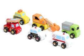 VIGA Mini Fahrzeug-Set 6 Teile