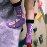 Batman Socken, Lila