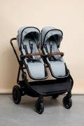 DEMO-EX Beemoo Pro Twin Syskonvagn Cloud Grey/Black