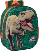 Jurassic World 3D Kinder Rucksack 8.5L, Grün