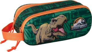 Jurassic World 3D Doppel-Federmäppchen, Grün