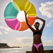 SUNNYLiFE Schwimmring, Rainbow