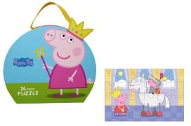 Barbo Toys Peppa Wutz Koffer mit Puzzle 24 Teile