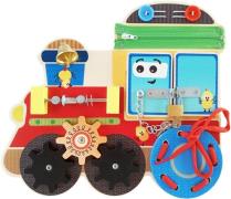 Barbo Toys Wacky Wonders Aktivitätsbrett Zug, Babyspielzeug