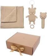 Jabadabado Teddy Decke Geschenkset, Beige
